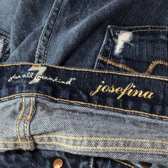 7 For All Mankind Josefina Buttonfly 25 - Picture 5 of 7
